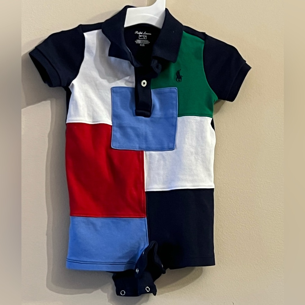 Used Polo Onesie 9M